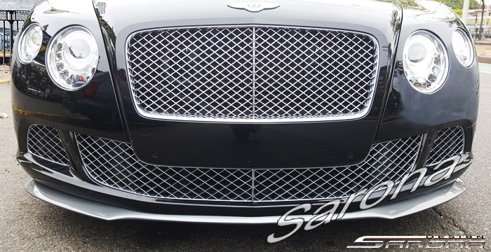 Custom Bentley GTC  Convertible Front Add-on Lip (2011 - 2015) - $790.00 (Part #BT-010-FA)